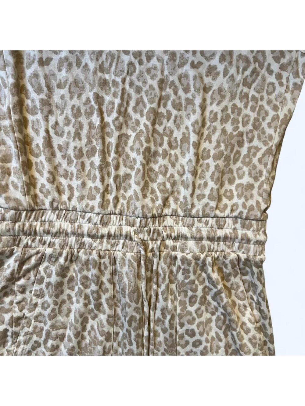 Rachel Zoe Leopard Print Sleeveless Jumpsuit Size Small - Picture 5 of 8